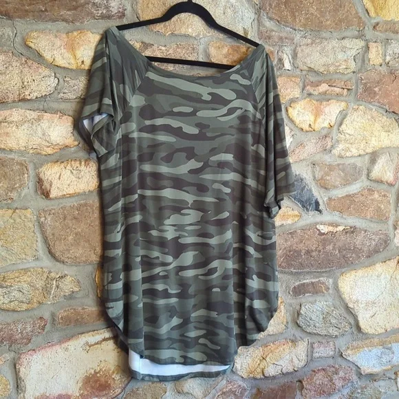 torrid Favorite Tunic Off-Shoulder Super Soft Short Sleeve Tunic Tee - Picture 10 of 13